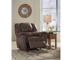 McGann Walnut Faux Leather Rocker Recliner 10 McGann Walnut Faux Leather Rocker Recliner -Storage supplies store 810612512 3