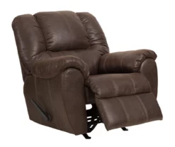 McGann Walnut Faux Leather Rocker Recliner 12 McGann Walnut Faux Leather Rocker Recliner -Storage supplies store 810612512 4