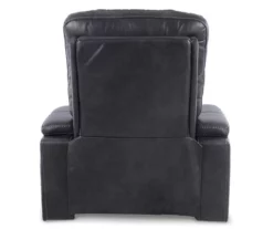 Composer Black Faux Leather Power Recliner 14 Composer Black Faux Leather Power Recliner -Storage supplies store 810612554 1