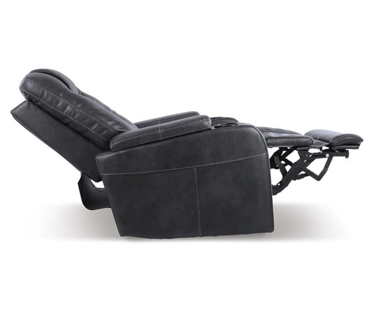Composer Black Faux Leather Power Recliner 5 Composer Black Faux Leather Power Recliner - Image 3