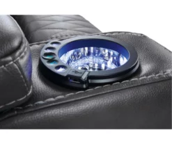 Composer Black Faux Leather Power Recliner 16 Composer Black Faux Leather Power Recliner -Storage supplies store 810612554 3