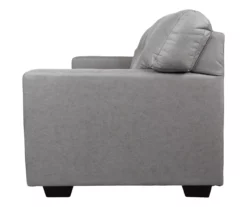 Battstone Graphite Faux Leather Sofa -Storage supplies store 810613202 A1 1