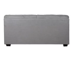 Battstone Graphite Faux Leather Sofa -Storage supplies store 810613202 A2 1