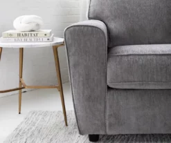 Arlis Gray Loveseat -Storage supplies store 810613880 3