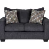 Wixon Black Loveseat -Storage supplies store 810615988 A0 1