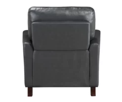 Dublin Gray Push-Back Recliner -Storage supplies store 810616216 A2