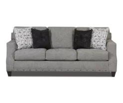 Alexandria Gray Chenille Sofa