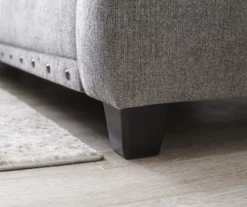 Alexandria Gray Chenille Sofa 15 Alexandria Gray Chenille Sofa -Storage supplies store 810616679 810616680 B0 4