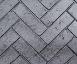 48" Faux Herringbone Mantel Electric Fireplace -Storage supplies store 810617761 A8 1