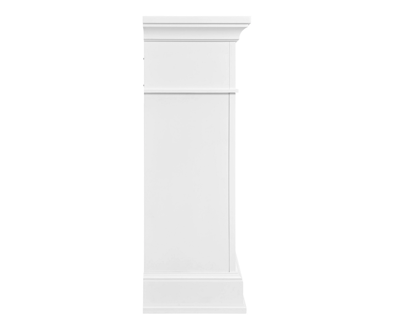 62" White Marble Grand Electric Fireplace Console 12 62" White Marble Grand Electric Fireplace Console - Image 10