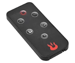 53.5" Black Petite Grand Electric Fireplace Console -Storage supplies store 810617767 A8 2