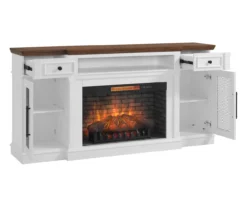 73.5" Castillo Electric Fireplace Console 20 73.5" Castillo Electric Fireplace Console -Storage supplies store 810617768 A0 3