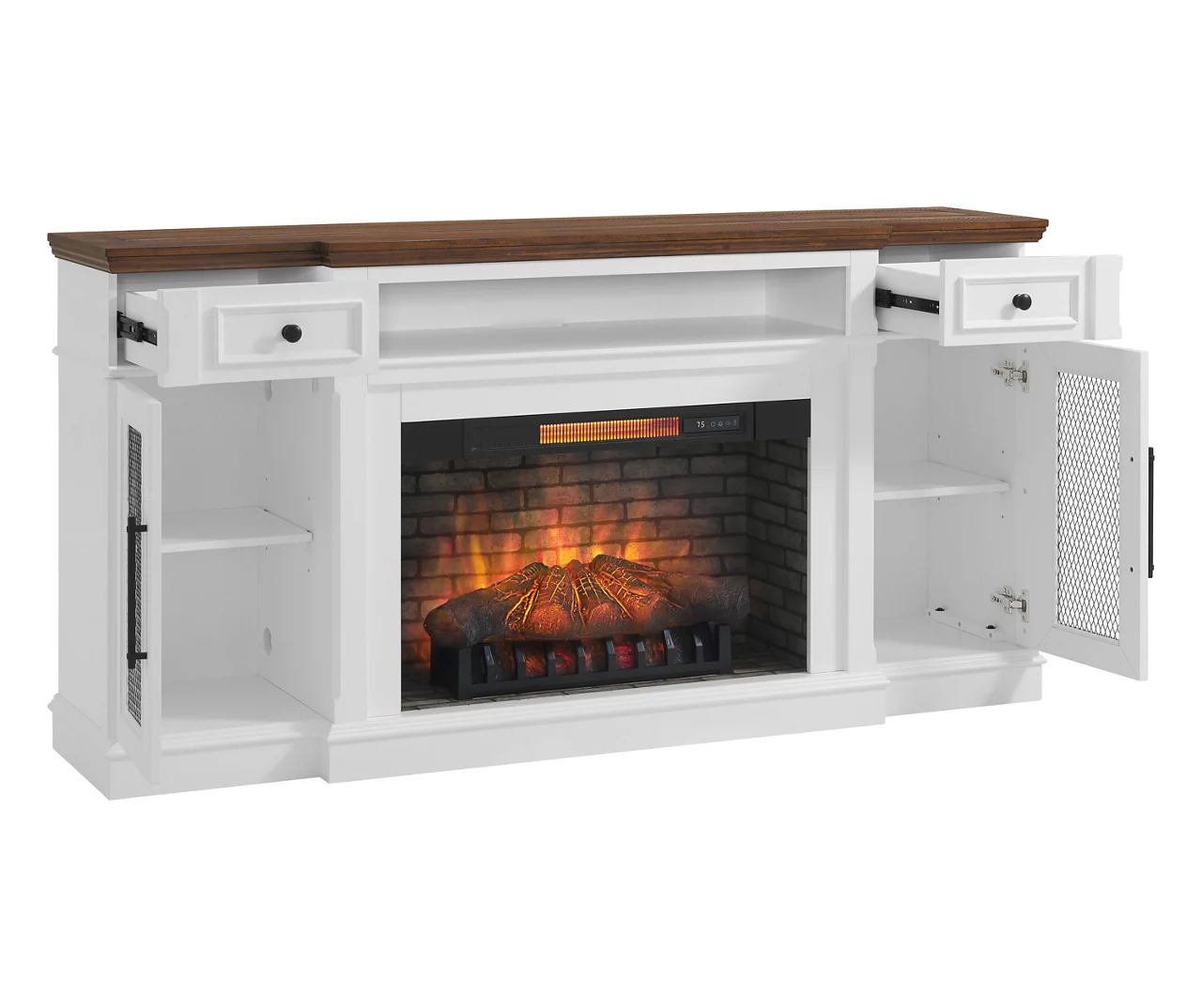 73.5" Castillo Electric Fireplace Console 10 73.5" Castillo Electric Fireplace Console - Image 8