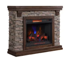 50" Madison Pine & Faux Stone Electric Fireplace 10 50" Madison Pine & Faux Stone Electric Fireplace -Storage supplies store 810620258 A0 2