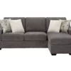 Gray Reversible Sofa Chaise -Storage supplies store 810620570 A0 1