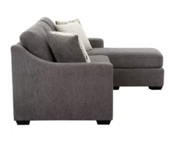 Gray Reversible Sofa Chaise -Storage supplies store 810620570 A0 3