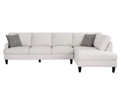 Broyhill Fresno Cream Sectional -Storage supplies store 810620600 810620622 A0 1