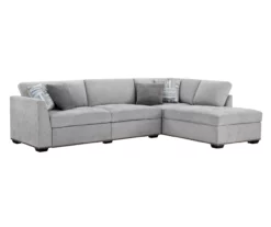 Broyhill Anaheim Power Reclining Sectional -Storage supplies store 810620621 810620623 A0 2A