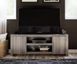 60" Aldridge Gray Oak TV Stand 11 60" Aldridge Gray Oak TV Stand -Storage supplies store 810621024 A0 1