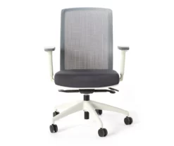 Atto Off-White & Gray Office Chair