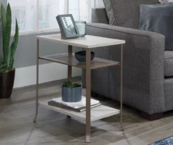 Center City Champagne Oak End Table