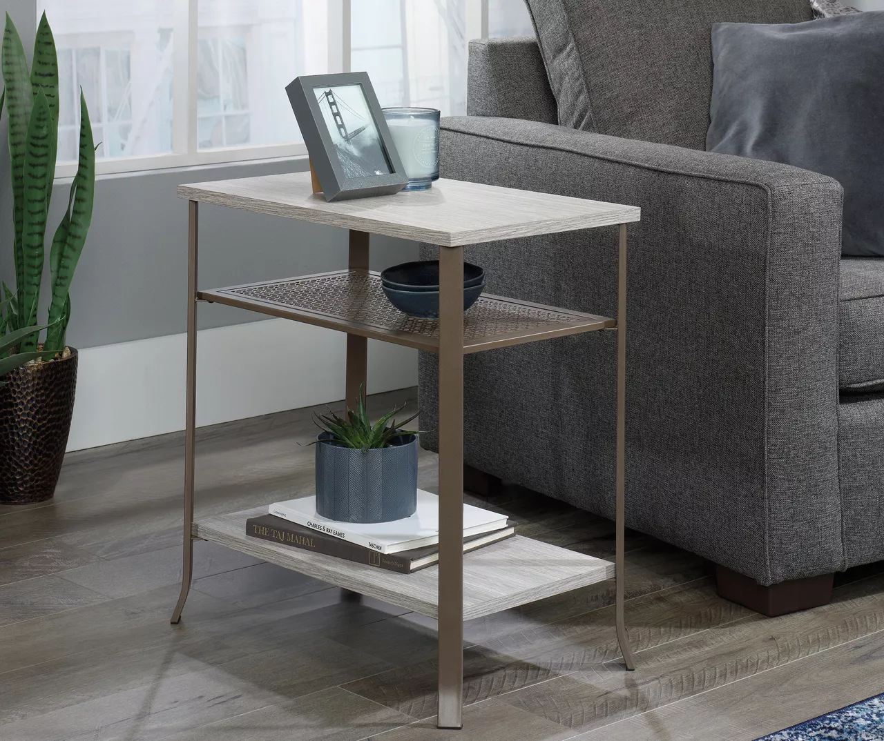 Center City Champagne Oak End Table 3 Center City Champagne Oak End Table