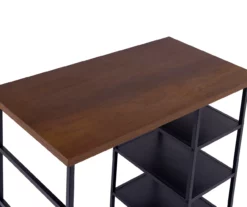 Walnut 3-Piece Pub Dining Set 15 Walnut 3-Piece Pub Dining Set -Storage supplies store 810641657 A8 4