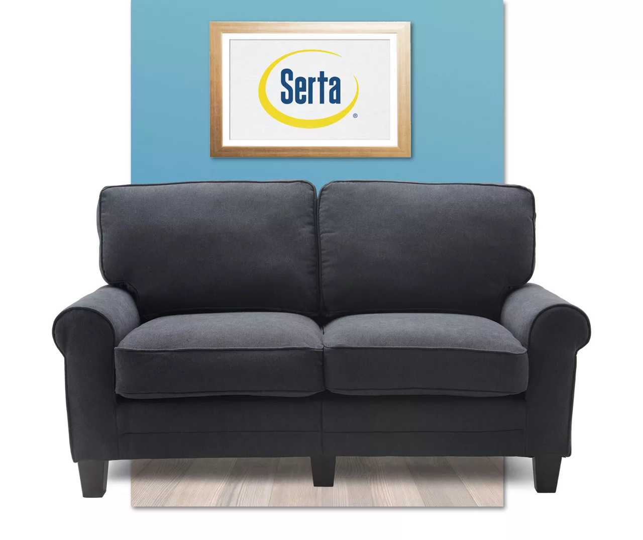 Copenhagen Charcoal Loveseat 4 Copenhagen Charcoal Loveseat - Image 2