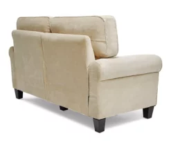 Copenhagen Tan Loveseat -Storage supplies store 810659210 A0 8