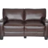 Palisades Chestnut Bonded Leather Loveseat -Storage supplies store 810659212 A0 7