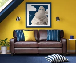 Serta Palisades Chestnut Bonded Leather Sofa -Storage supplies store 810659214 A0 4