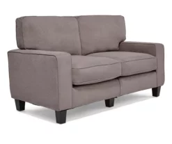 Palisades Glacial Gray Loveseat -Storage supplies store 810659224 A0 1