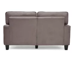 Palisades Glacial Gray Loveseat -Storage supplies store 810659224 A0 7