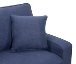Palisades Navy Blue Loveseat -Storage supplies store 810659257 A0 11