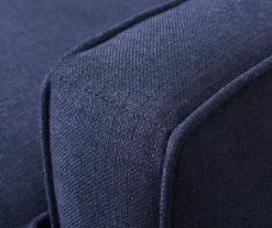 Palisades Navy Blue Loveseat -Storage supplies store 810659257 A0 9