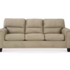 Tishen Pebble Sand Faux Leather Sofa 1 Tishen Pebble Sand Faux Leather Sofa -Storage supplies store 810669841 A0
