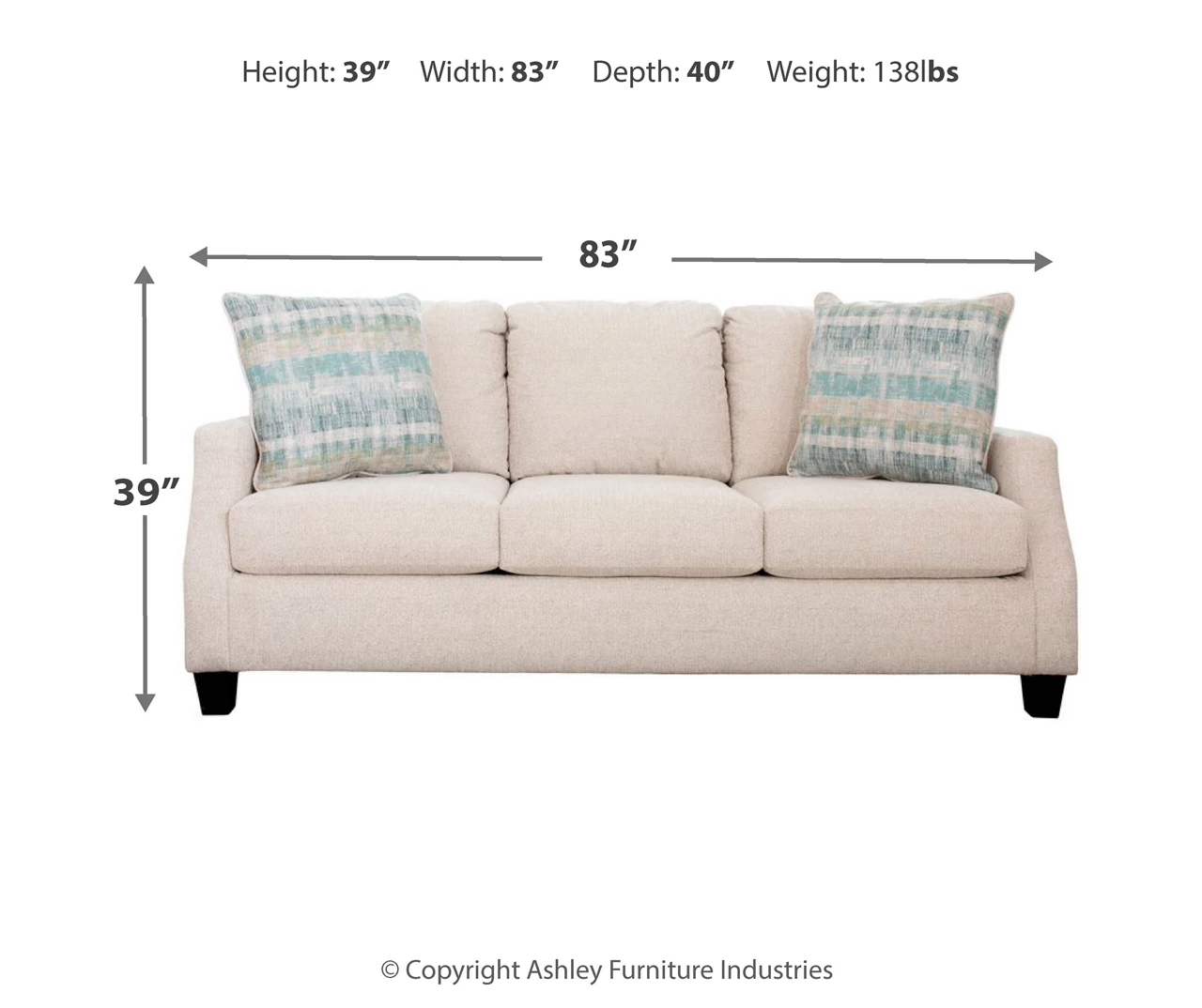 Cullendale Sandstone Cream Sofa 10 Cullendale Sandstone Cream Sofa - Image 8