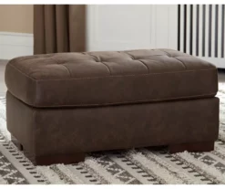 Signature Design By Ashley Maderla Faux Leather Ottoman -Storage supplies store 810697964 A0 2