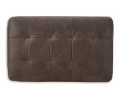 Signature Design By Ashley Maderla Faux Leather Ottoman -Storage supplies store 810697964 A4 4