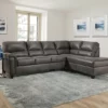 Lane Home Solutions Navigation Gray Living Room Sectional -Storage supplies store combo240006
