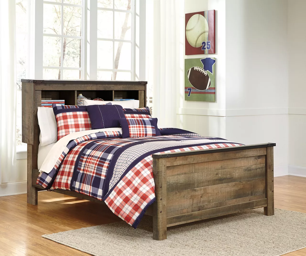 Signature Design By Ashley Trinell Full Bookcase Bed 3 Signature Design By Ashley Trinell Full Bookcase Bed