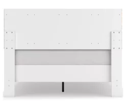 Signature Design By Ashley Piperton White Full Panel Platform Bed -Storage supplies store combo790012 2