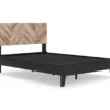 Signature Design By Ashley Piperton Black Full Panel Platform Bed -Storage supplies store combo790014