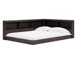 Signature Design By Ashley Piperton Black Full Bookcase Storage Bed