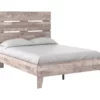 Signature Design By Ashley Neilsville Whitewash Full Panel Platform Bed -Storage supplies store combo790019