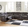 Signature Design By Ashley Kincord 4-Piece Faux Leather Power Reclining Sectional With Right-Arm-Facing Console Sofa 1 Signature Design By Ashley Kincord 4-Piece Faux Leather Power Reclining Sectional With Right-Arm-Facing Console Sofa -Storage supplies store combo800018
