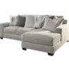 Signature Design By Ashley Ardsley Gray Sectional With Right-Facing Chaise -Storage supplies store combo860017