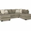 Signature Design By Ashley Creswell Gray Sectional With Right-Facing Chaise -Storage supplies store combo860031