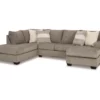Signature Design By Ashley Creswell Gray Sectional With Left-Facing Chaise -Storage supplies store combo860032