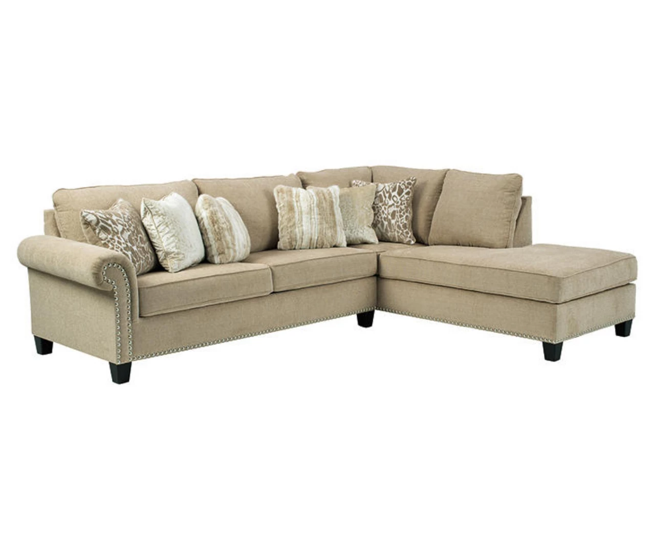 Signature Design By Ashley Dovemont Sectional With Right-Facing Chaise 3 Signature Design By Ashley Dovemont Sectional With Right-Facing Chaise